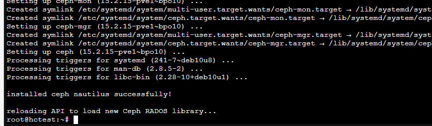 proxmox ve结合ceph<strong></p>
<p>Exmo</strong>，组建高可用虚拟化平台，故障自动迁移