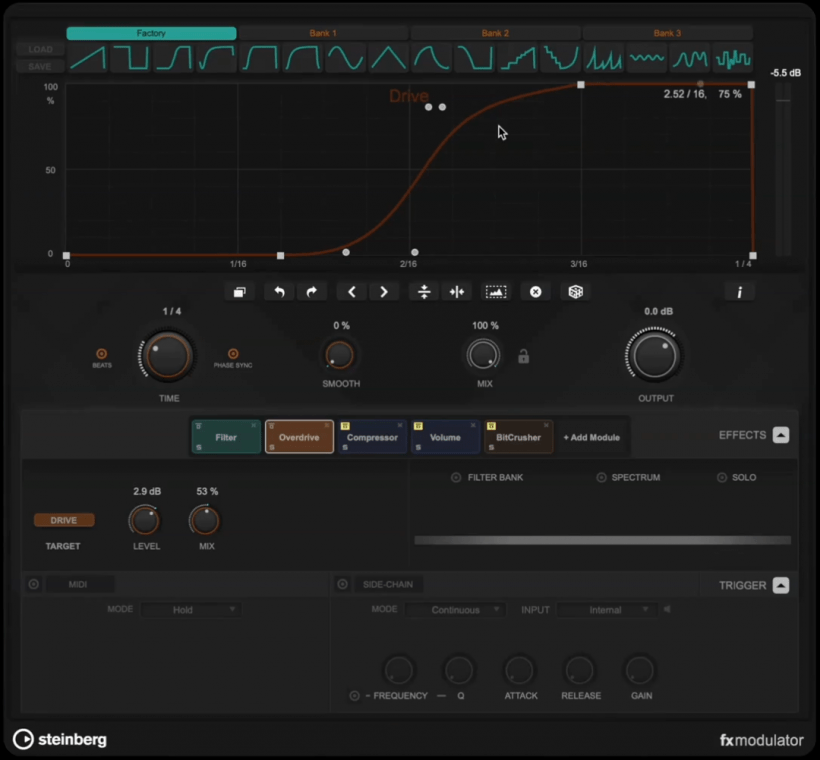 Cubase 小贴士:FX Modulator 调制效果器为音轨注入活力