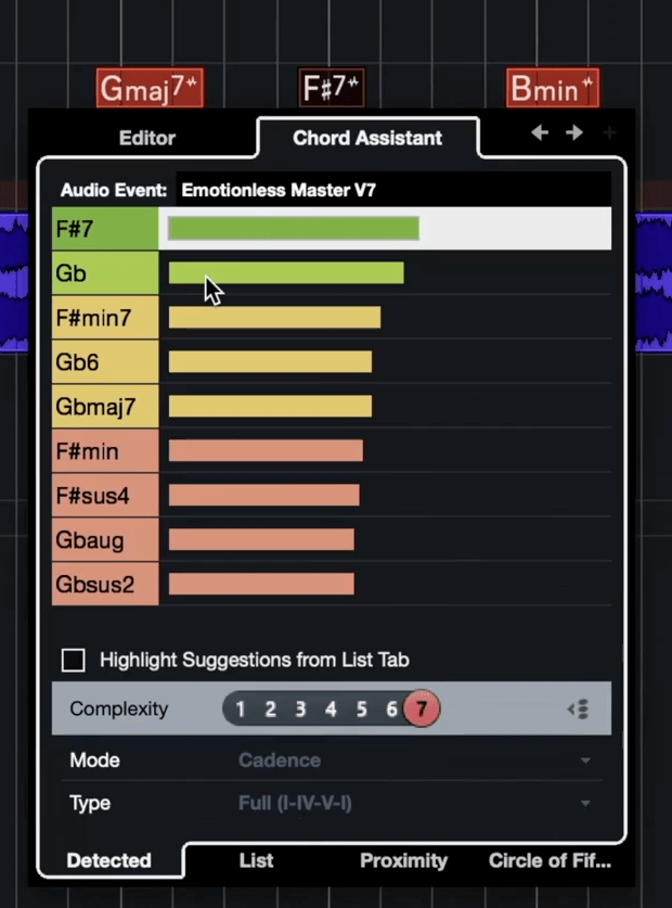 Cubase 12|扒带好帮手——音频和弦侦测