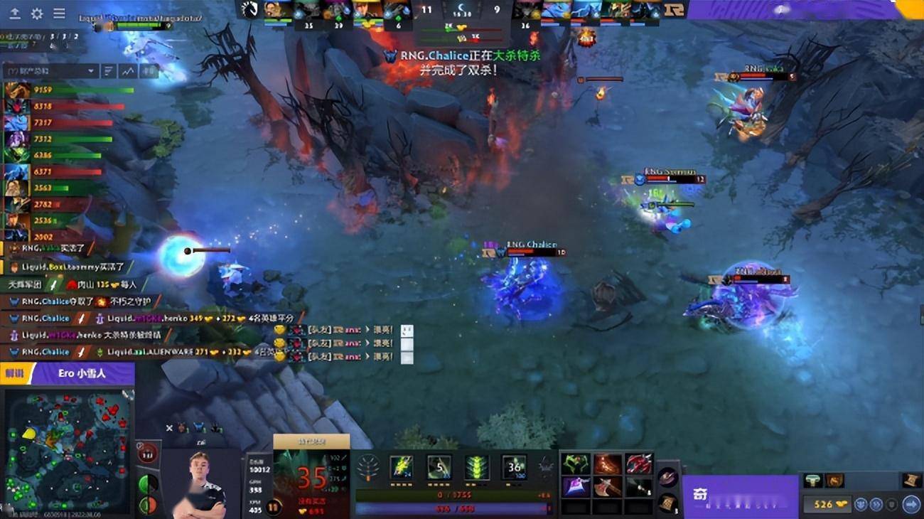 DOTA2-Major小组赛：卡神真的尽力了<strong></p>
<p>Liquid</strong>，RNG艰难战平Liquid