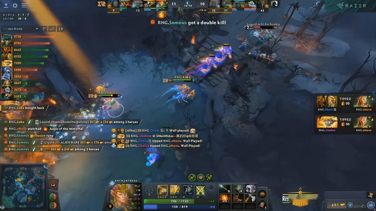 DOTA2利雅得大师赛小组赛:kaka尽力<strong></p>
<p>Liquid</strong>了RNG艰难战平Liquid