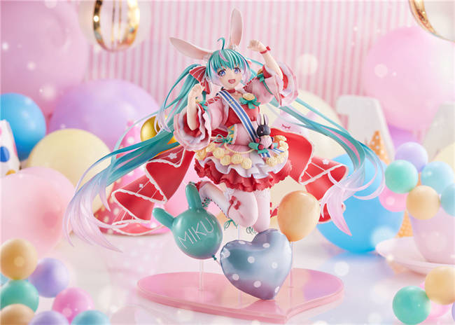 潮趣:初音未来 生日会2021 ~兔子娘~1/7手办 十分可爱<strong></p>
<p>兔子币</strong>了