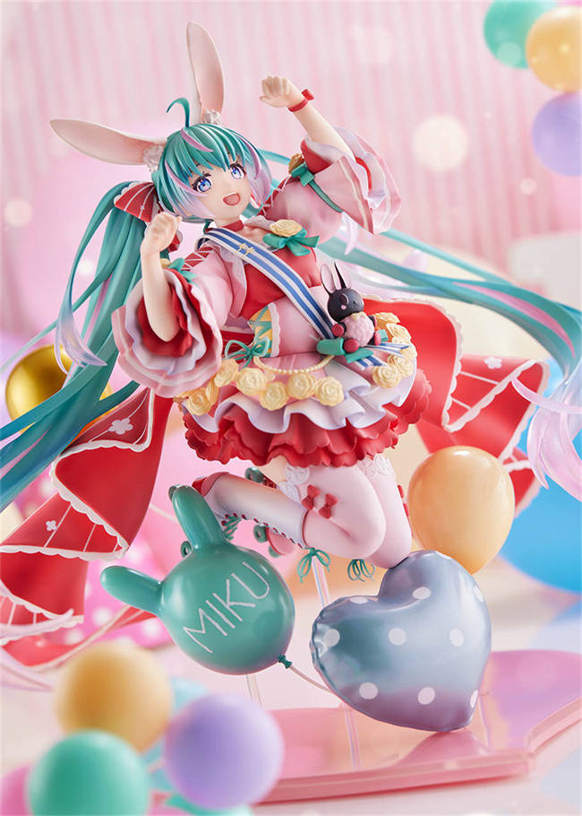 潮趣:初音未来 生日会2021 ~兔子娘~1/7手办 十分可爱<strong></p>
<p>兔子币</strong>了