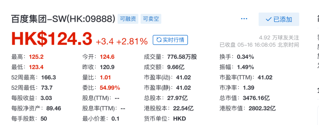 百度代表中国互联网公司复苏了？
