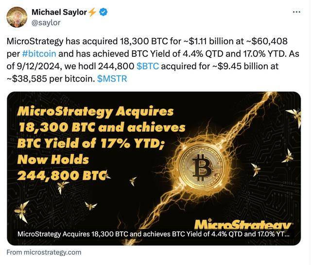 靠炒币赚钱<strong></p>
<p>炒币行情</strong>？比特币“大户”MicroStrategy再加仓 持币总价值达146亿美元