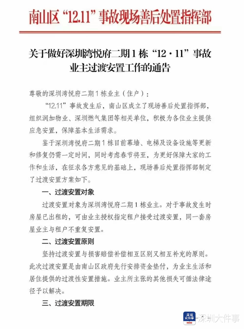 深圳湾悦府事故过渡安置方案已制定<strong></p>
<p>炒币的网站</strong>,可选现金或酒店过渡安置