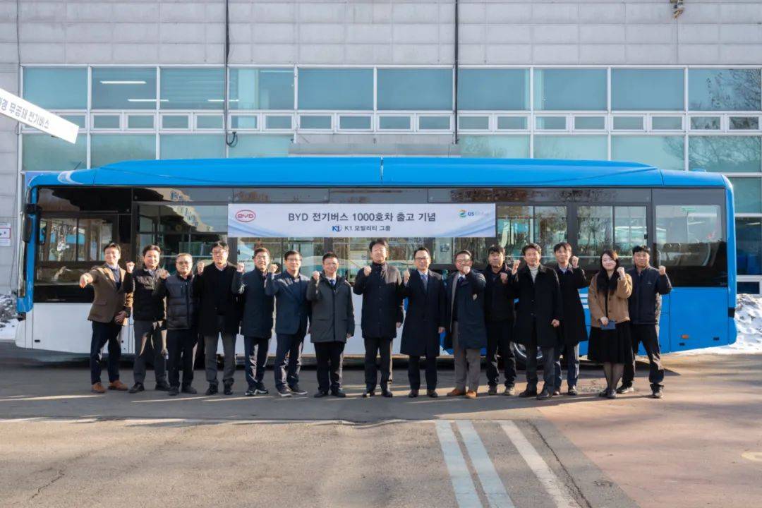 超1000辆！比亚迪电动大巴这一国家交付破纪录