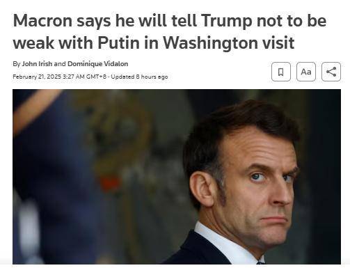 马克龙喊话特朗普:“<strong></p>
<p>炒币必备书籍</strong>你不能在普京面前示弱”