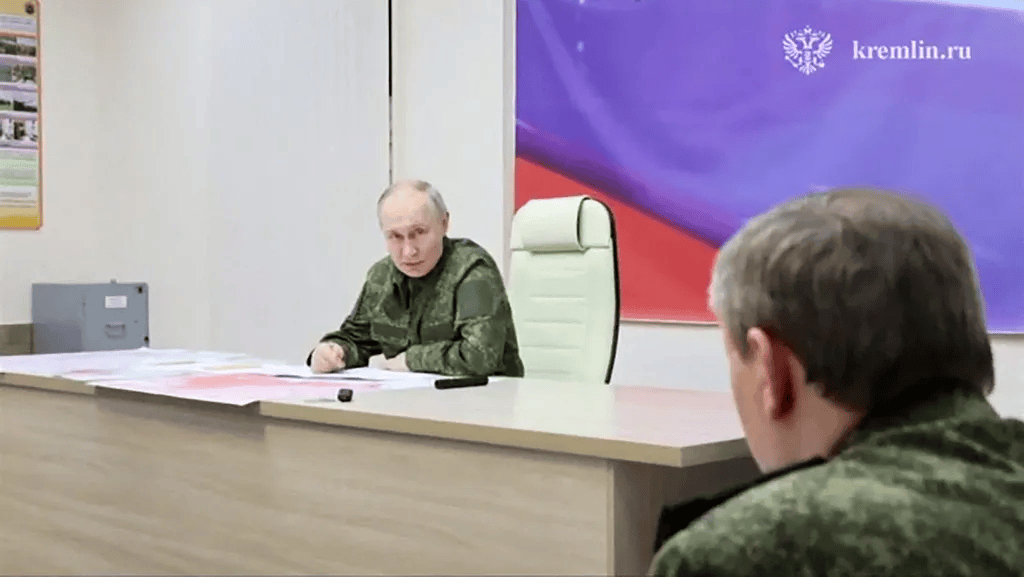 普京“罕见”军装视察前线下令夺回库尔斯克<strong></p>
<p>币圈生存指南</strong>,专家:向停火谈判展示实力施加压力