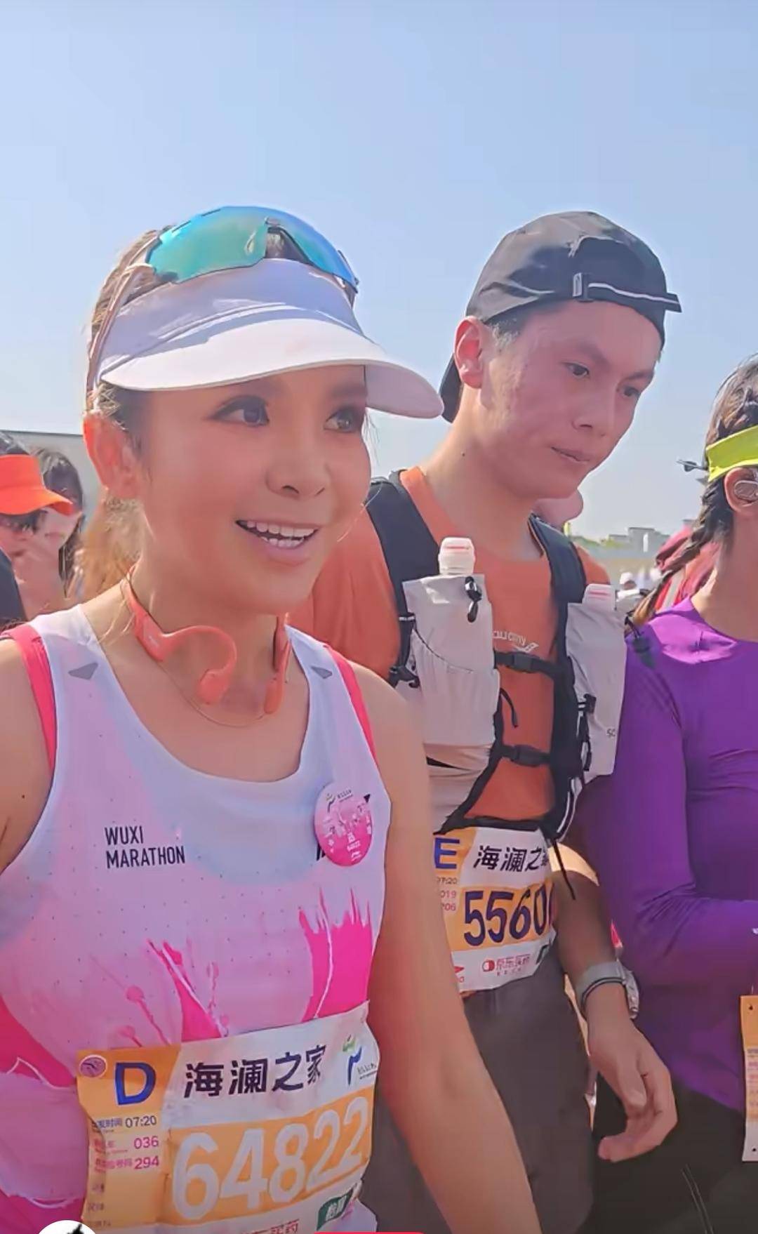 51岁央视主持人朱迅完赛无锡半马：马拉松教会我不要逞强，诚实面对自己