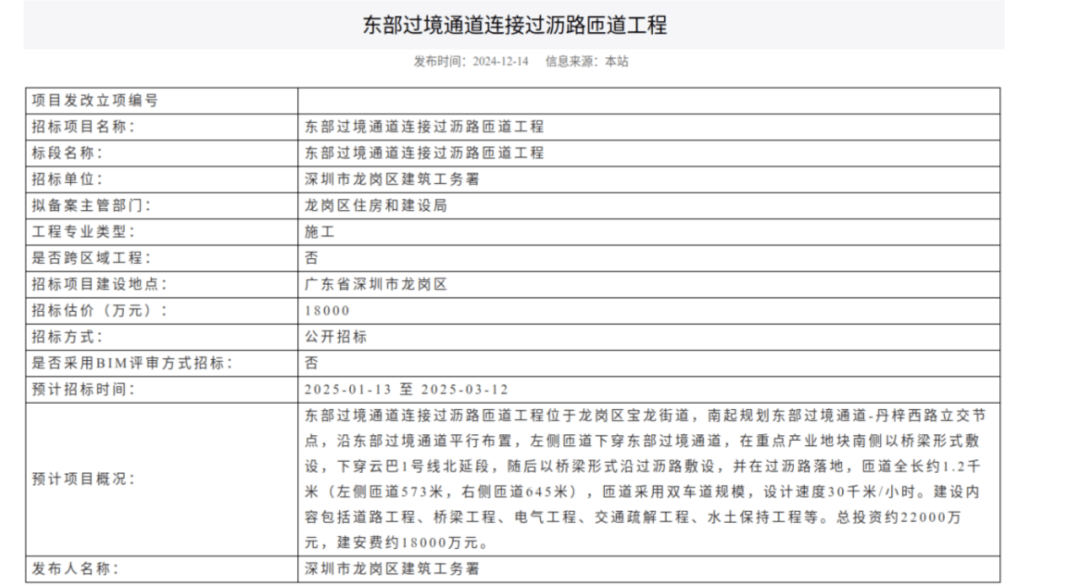 一度被传"烂尾"!盼了15年的深圳东部过境高速<strong></p>
<p>名朋圈币</strong>,终于等来官宣推进