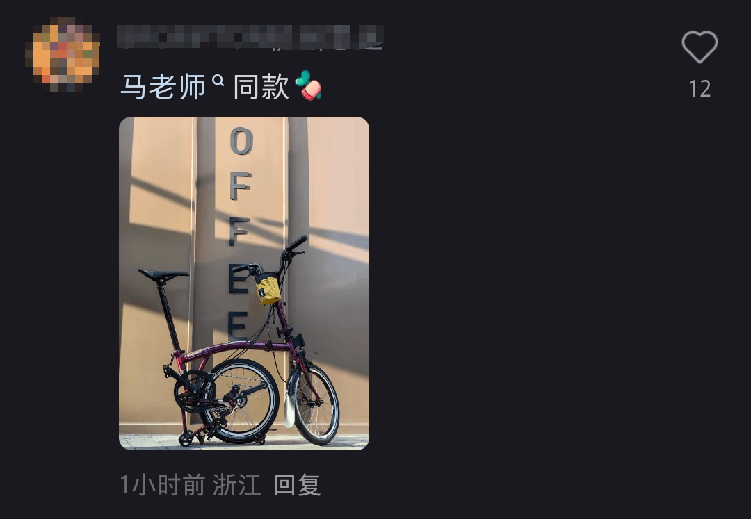 马云骑车夜游西湖<strong></p>
<p>三元币</strong>，网友晒同款自行车，售价1.85万元