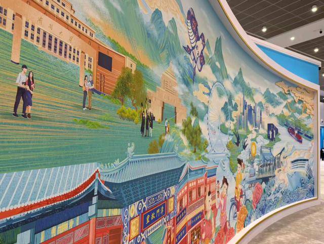 上合天津峰会22米巨幅壁画火出圈<strong></p>
<p>江苏有线股票</strong>，这些中外元素你认出几个？